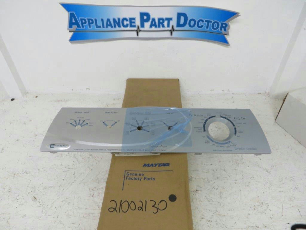 MAYTAG WHIRLPOOL WASHER 21002130 FACIA PANEL NEW MAYTAG WHIRLPOOL WASHER 21002130 FACIA PANEL NEW